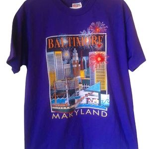Vintage 1992 Baltimore Maryland City T Shirt L